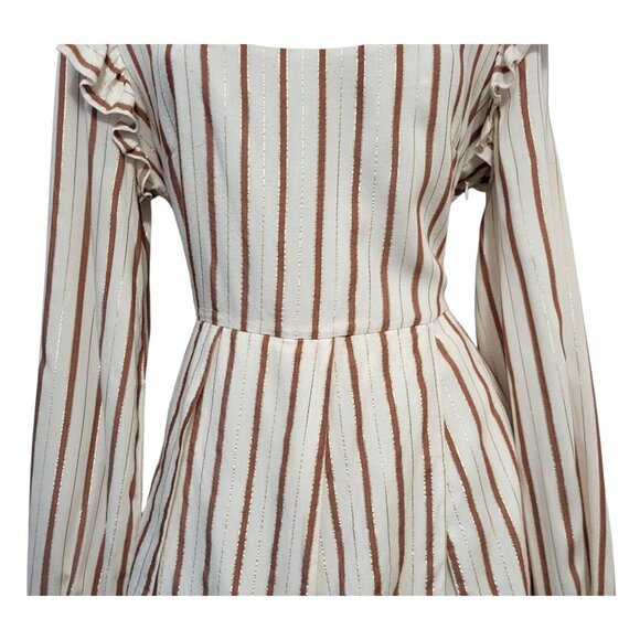 Tularosa Blaine Dress Metallic Stripe Mini - Picture 6 of 17